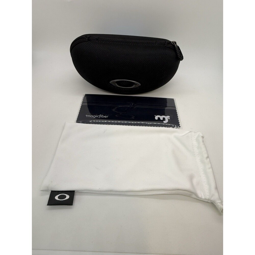 Oakley Vault Sunglasses Case Black Ballistic Zip-Around X-Large,Dust Bag & Cloth